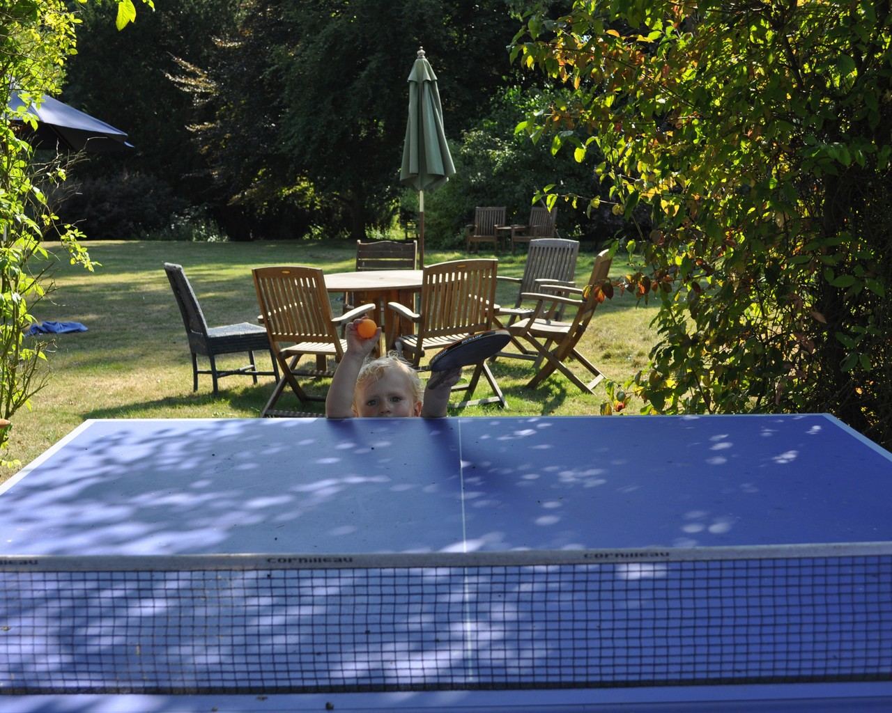 The garden table at Hamptons Farmhouse