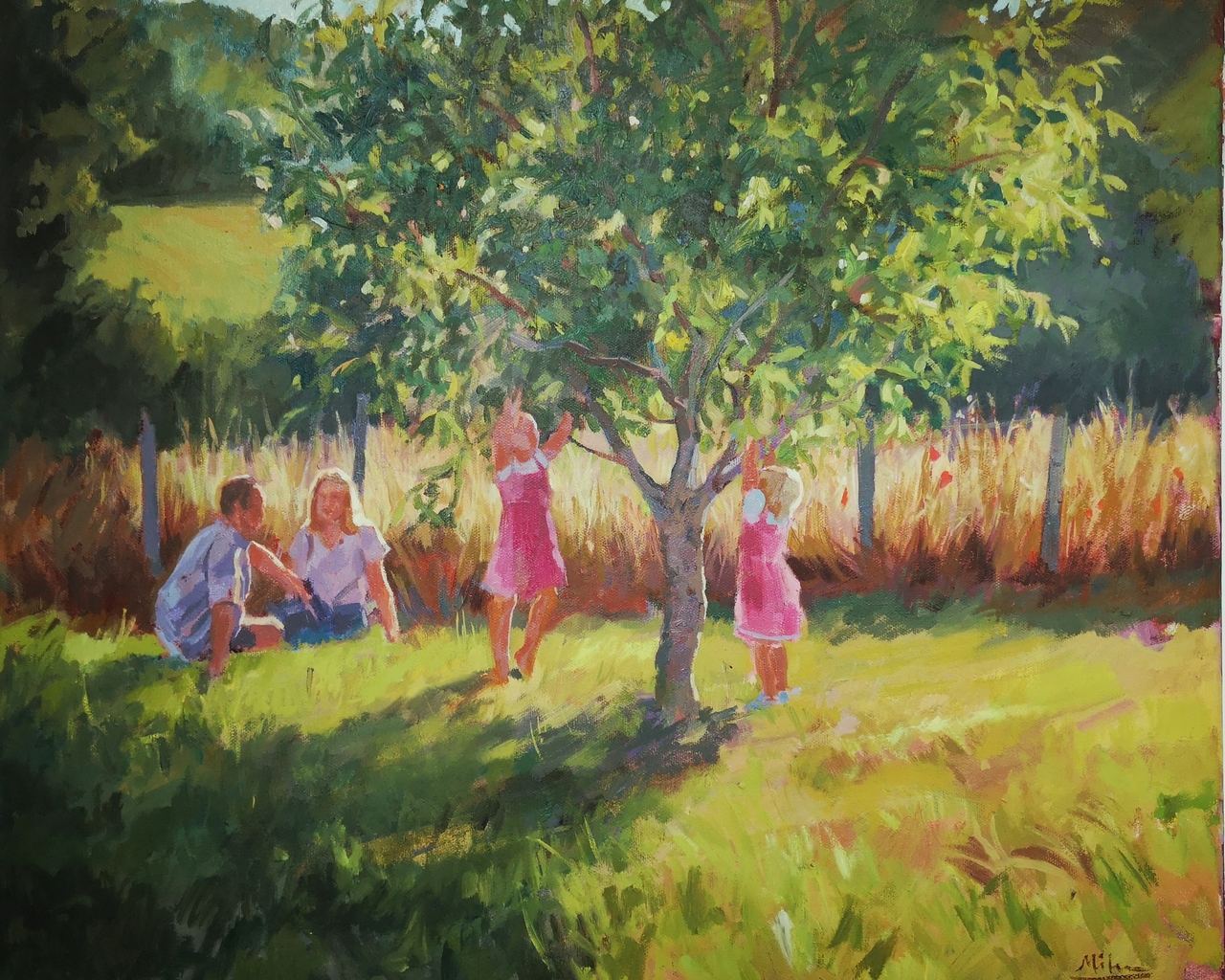 The painting by Penny Milner from which our logo is taken