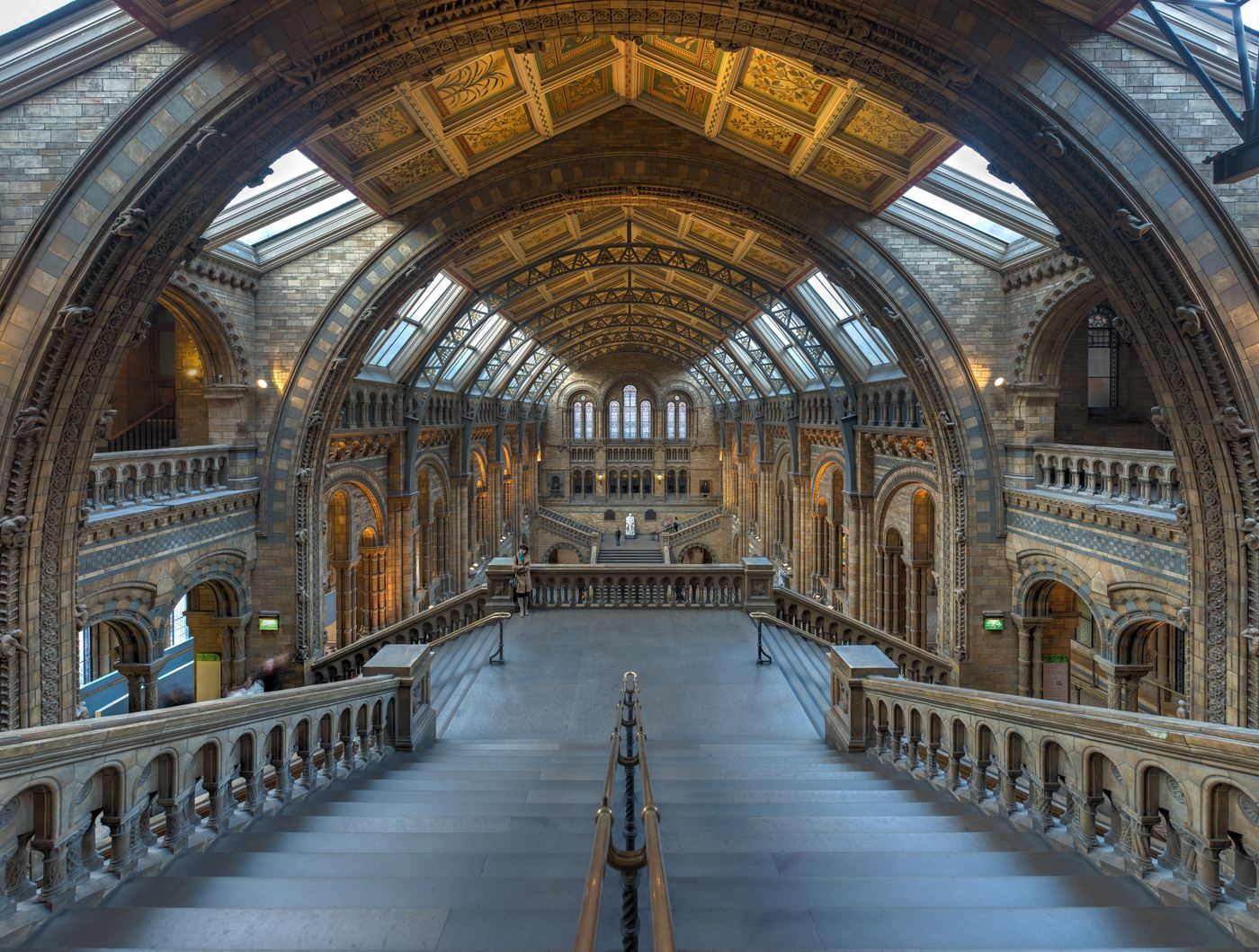 The main hall of the Natural History Museum